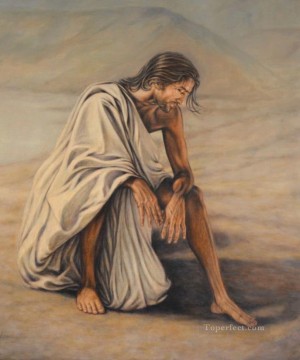 Jesucristo en Galilea por Curtis Hooper Pinturas al óleo